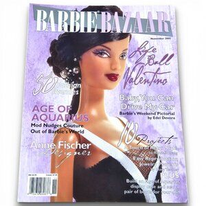 Barbie Bazaar Magazine Fashion Avenue November 2005 Volume 17 Issue 4 Vintage
